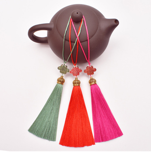 Crown hat tassel Han costume bookmark U disk tassel classical Chinese style tassel hanging tassel wholesale factory direct sale