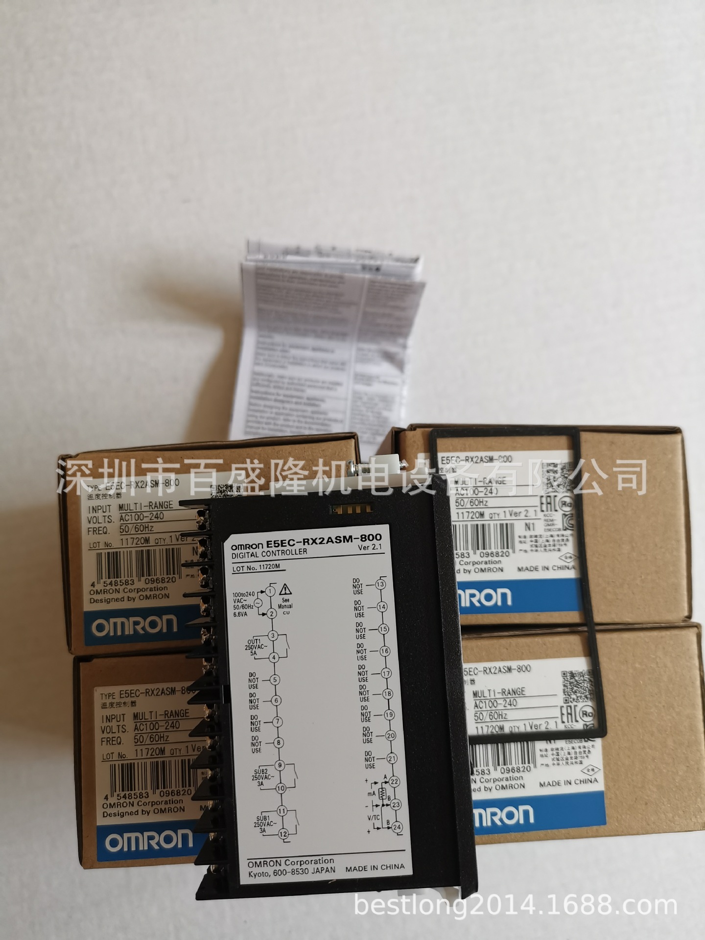 现货 供应原装全新正品欧姆龙 OMRON  E5EC-RX2ASM-800  可议价