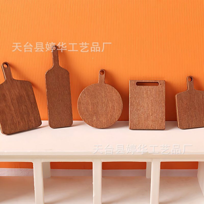 Miniature Food Play Chopping Board Mini Model Cutting Board 1:12 min ob11 Doll House Kitchen Accessories diy Scene