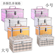 便携化妆盒专业跟妆师手提大容量化妆箱多功能足疗采耳工具箱包