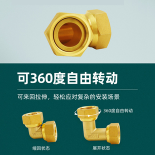 4-Point to 6-Point Union Elbow with Double Internal Threads, 90-Degree Internal and External Threads for Water Heater, 1/2 Inch to 3/4 Inch, 1-Inch Water Meter Wholesale