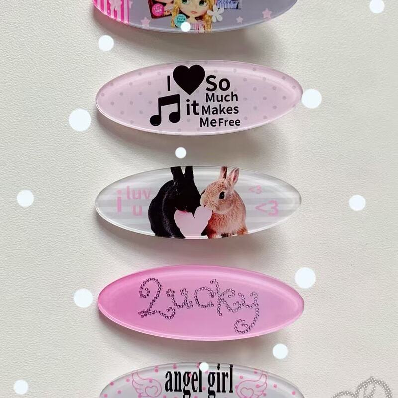 Japanese Vintage Sweet Style Pink Piano Note Personality Side Clip Lucky Girl Versatile Bangs Hair Accessory Japanese Vintage Sweet Style Pink Piano Note Personality Side Clip Lucky Girl Versatile Bangs Hair Accessory