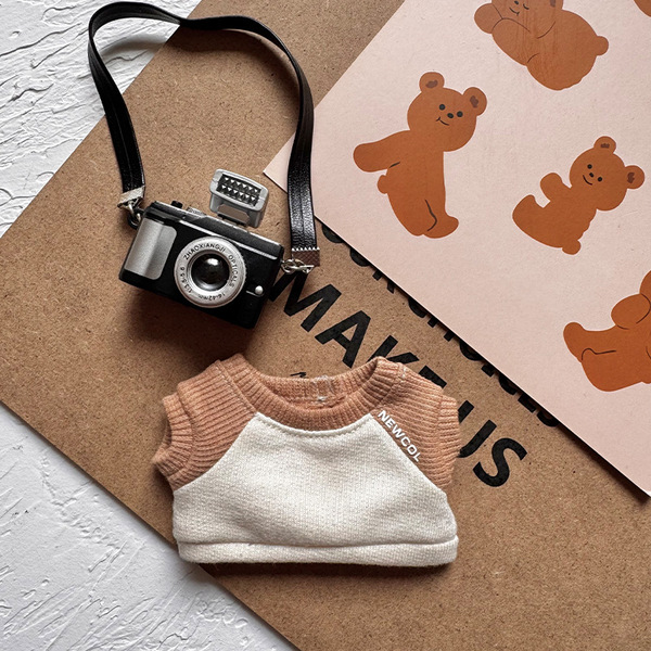 옷만] 라부부 인형이 아기옷을 입고 귀여운 옷을 입는 모습 2025년 신상 아기옷 멜빵바지