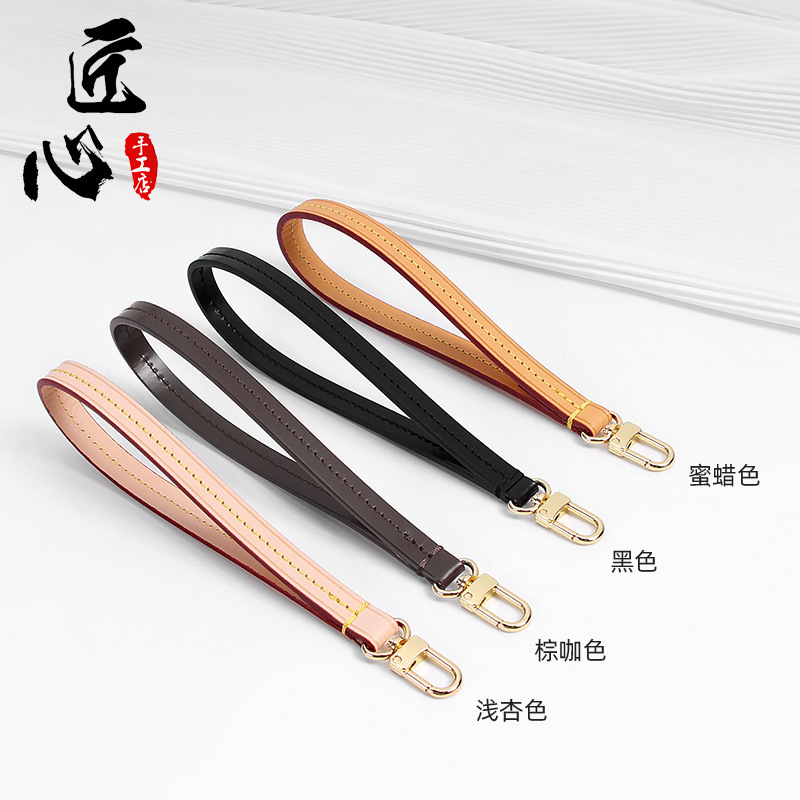 Suitable for Lv Clutch Bag Transformation Portable Wrist Bag with Genuine Leather Short Bag Strap Accessories Replacement Shoulder Strap
