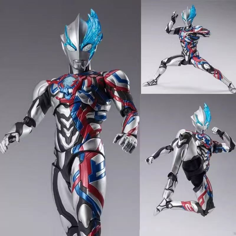 Blazer New Ultraman Shf Figure Shining Full Body Joints Super Movable Zeta Figure Toy Cross-Border