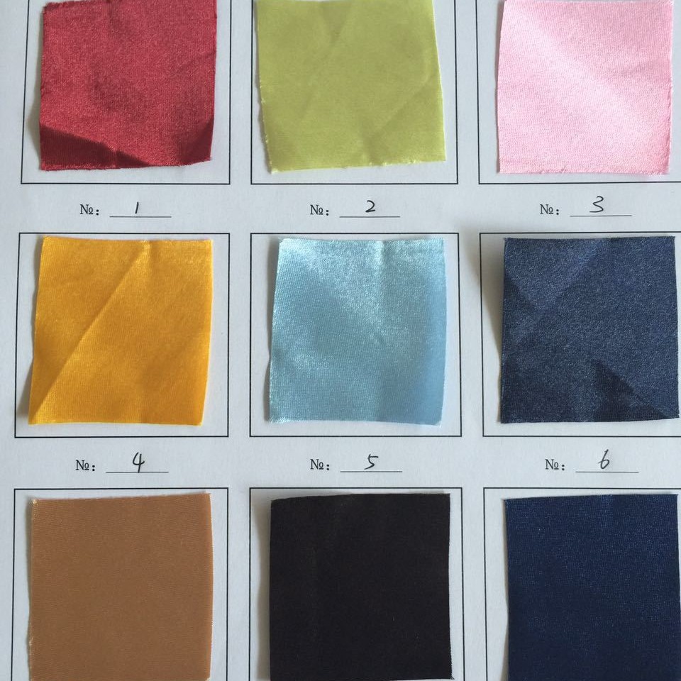 领带化纤领带面料涤纶有光无光色丁厚度