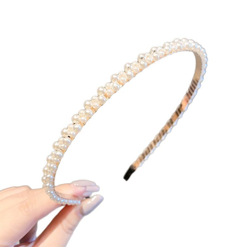 Retro francés de alto nivel sensación de perla fijación de cabello temperamento femenino de presión de cabello universal fijación de cabello no es fácil de caer tarjeta de cabello