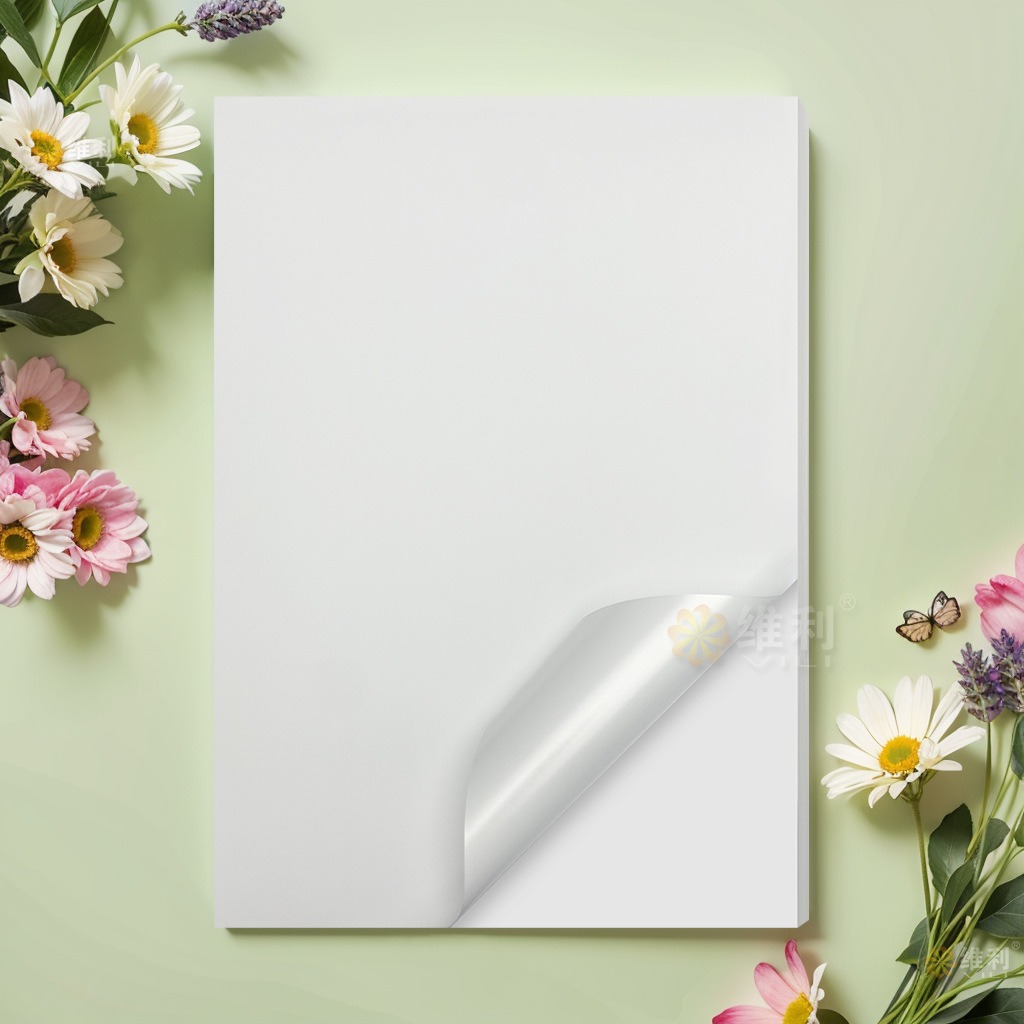 Papel sintético de inyección de tinta PP etiqueta autoadhesiva especial pegatina superficie brillante láser etiqueta submarina sello de papel de impresión image 3