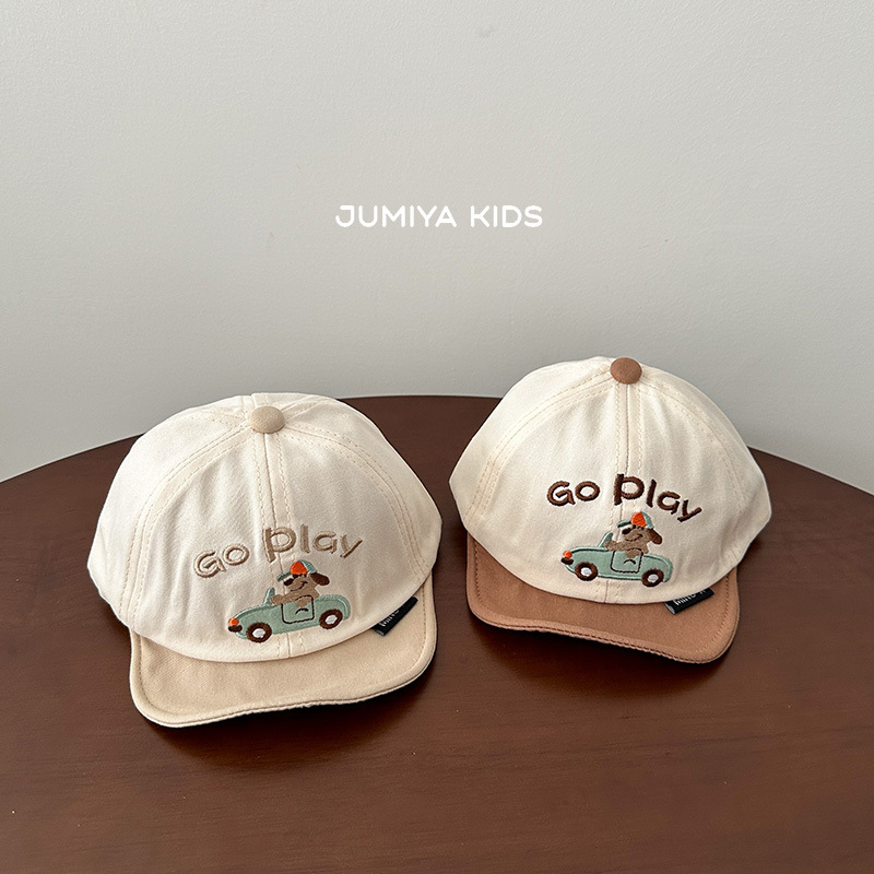 Casual de verano ~ gorra de pato para bebés gorra de sombrero de brida suave para bebés niños bebés gorra de béisbol de primavera y otoño