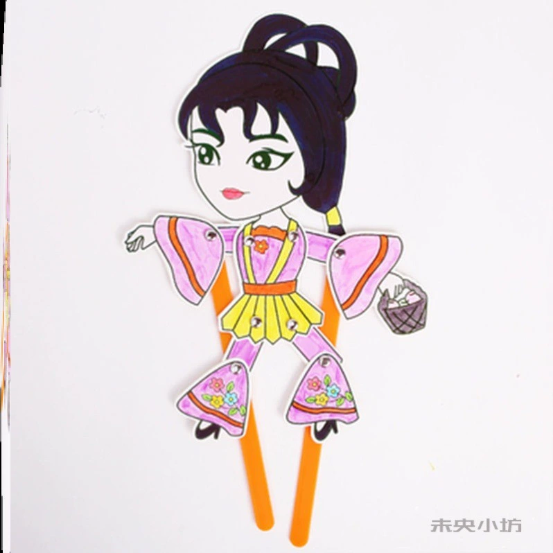 Chinese materials set, doll, toy, DIY