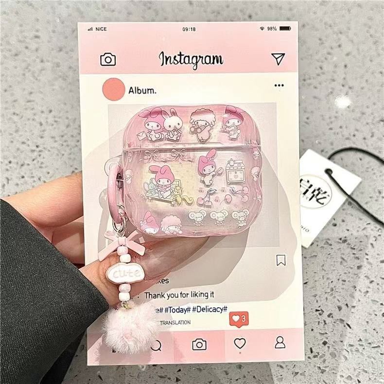 Melody Cordero para Apple AirPods 4 generación, estuche de protección Bluetooth Airpod Pro3 / 2 auriculares 5 generación