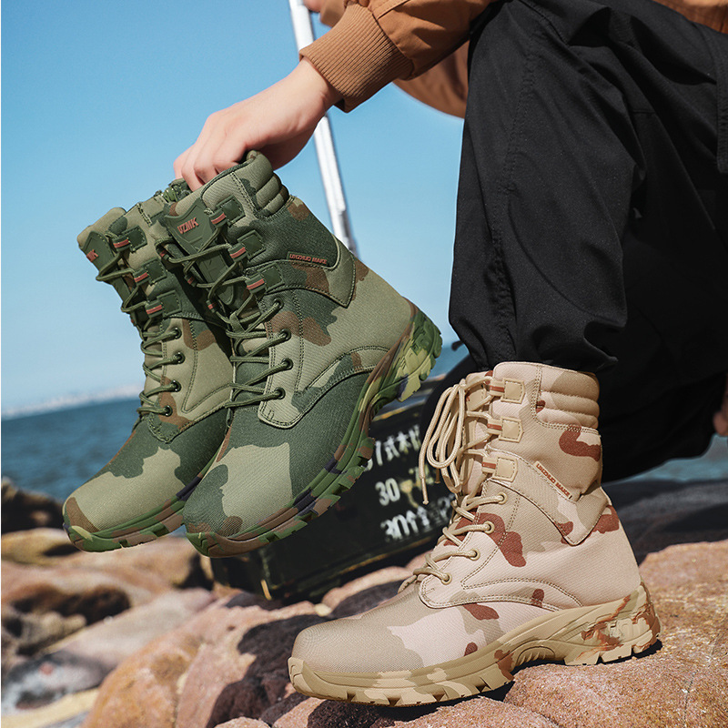 Cross-Border Large Size 47Cs High-Top Combat Boots Desert Boots Outdoor High-Top Training Hiking Shoes Green Tactical Boots 46 Cross-Border Large Size 47Cs High-Top Combat Boots Desert Boots Outdoor High-Top Training Hiking Shoes Green Tactical Boots 46