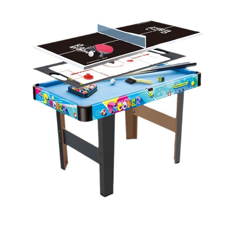Mesa de billar multifuncional 3 - en - 1 4 - en - 1 fútbol hockey sobre hielo mesa de tenis de mesa juguetes para niños