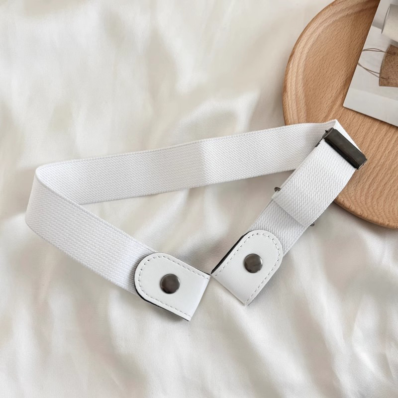 Cinturón perezoso para mujer jeans apretar cinturón portátil cintura artefacto cinturón invisible cinturón elástico simple