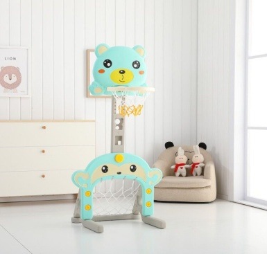 Rack de baloncesto infantil elevable para bebés de 1 - 2 - 3 - 6 años de edad, marco de tiro doméstico para niños, juguetes de fútbol image 21