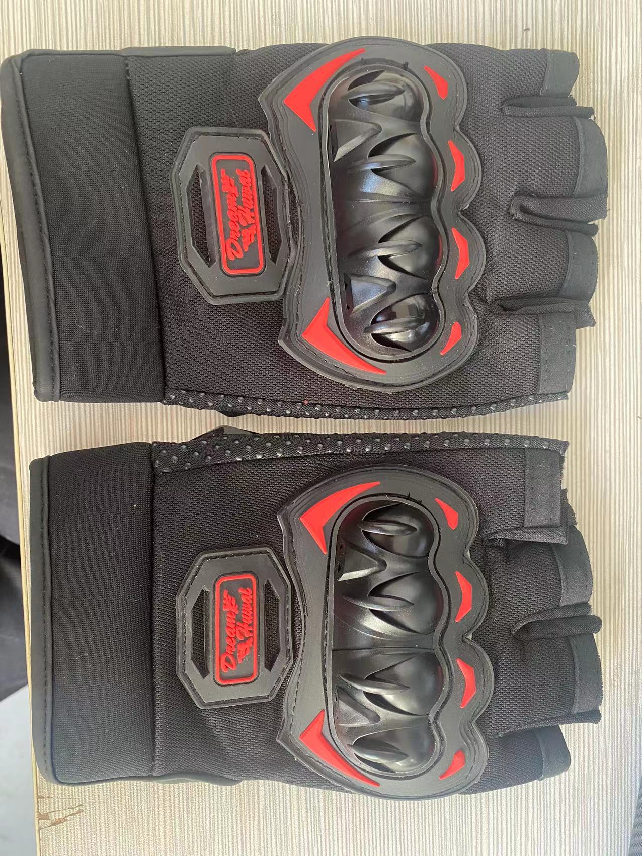 Guantes para motociclismo para hombre, guantes de verano sin dedos, anticaídas, para bicicletas y motocicletas, guantes de invierno transpirables y ligeros para mujer.