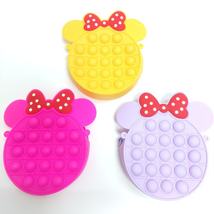 Vanguard Children's Bag Creative Cartoon Girl's Silicone Bag Fashionable Cute Coin Purse One-shoulder Crossbody Storage