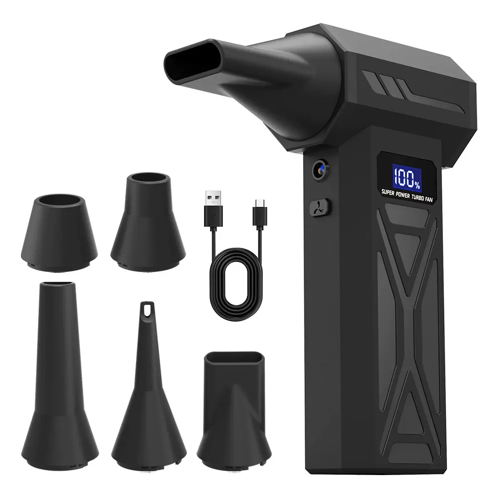 新款无刷暴力涡轮风扇暴力风扇高速吹尘器手持便携式电机吸尘器