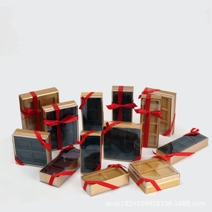 Hershie chocolate box manufacturers supply gold foil Godivan chocolate box dessert PVC candy hand gift wholesale