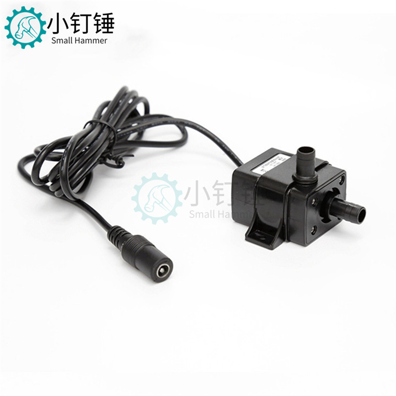 DC12V水陆两用水泵微型无刷直流潜水泵 水循环水冷送2米水管