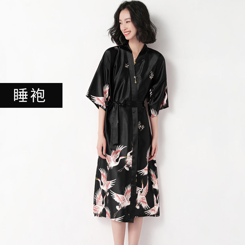 여성용 싱글 가운 블랙 580