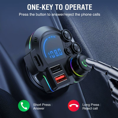 Car Fm Transmitter Qc3.0+Pd20W – Car mp3