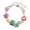 Cartoon cute ceramics, brand small design bracelet