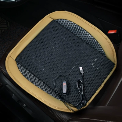 Promotional Car Fan Seat Cool pad - beige