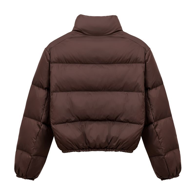 Women's Puffer Jacket White Duck Down Thickened Winter Coat_voghion.com