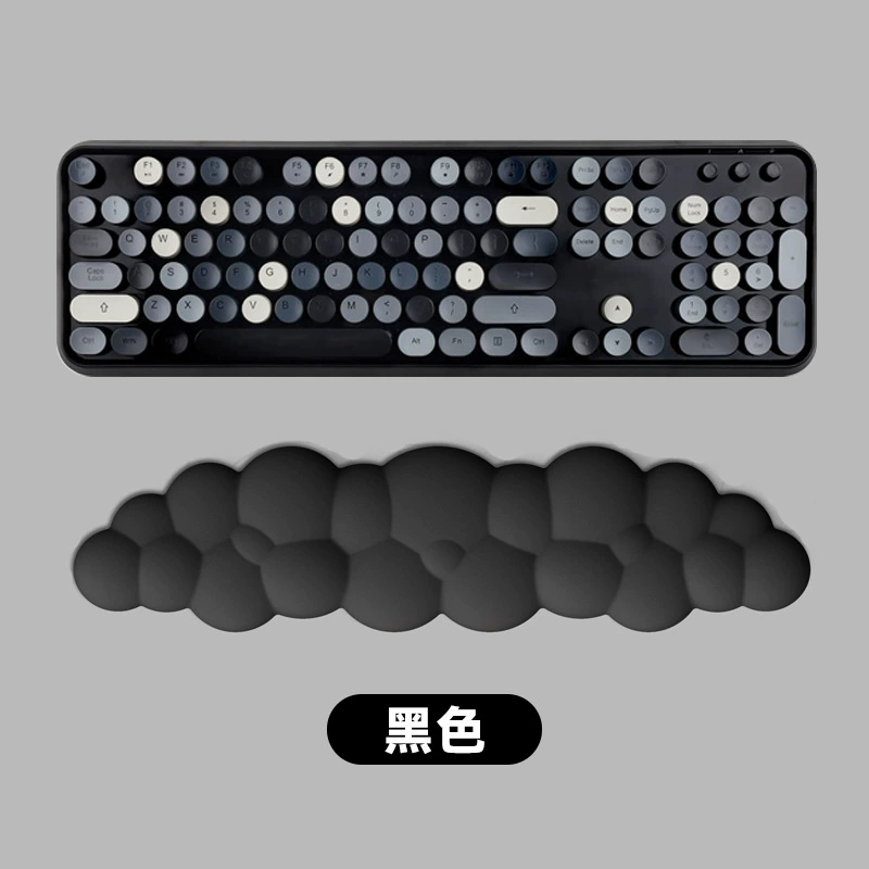 Leather memory foam palm rest, cloud wrist pad, 15×8×2.3 cm, soft typing support