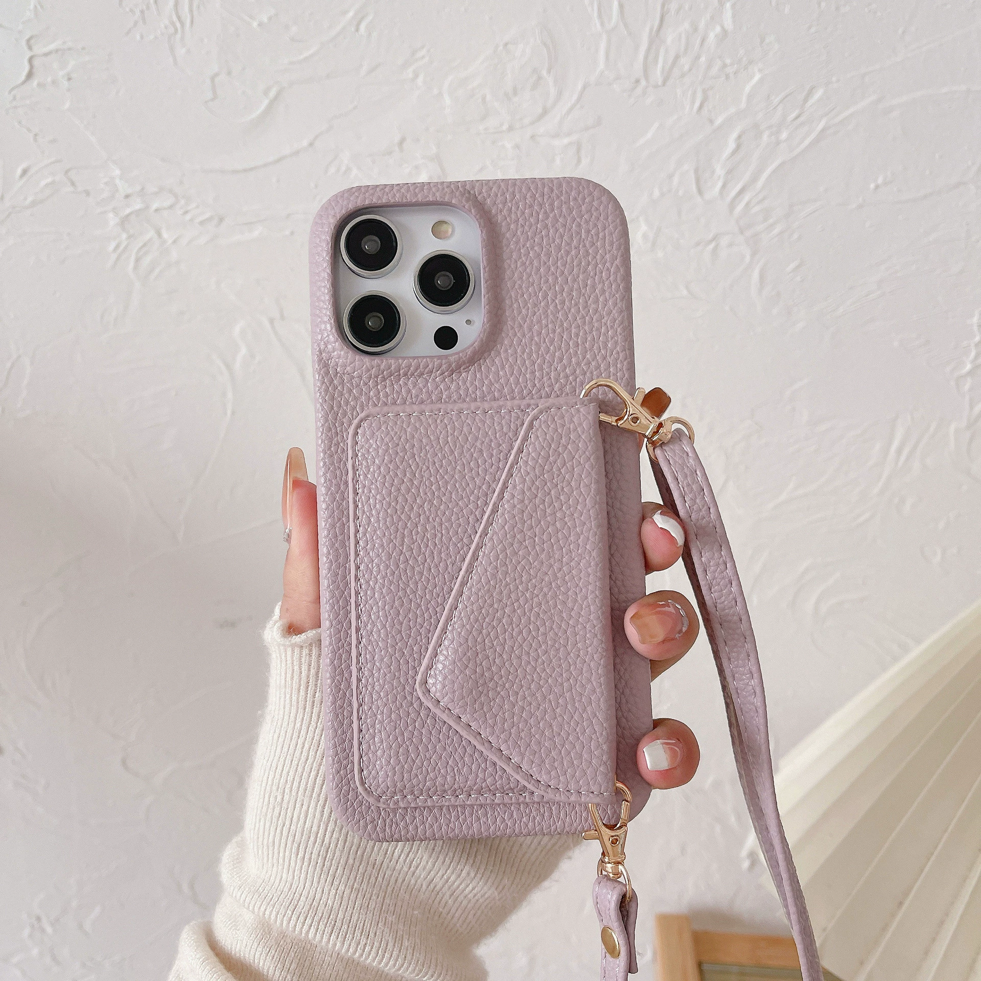 Apple, совместимый чехол для телефона pro, iphone15, держатель карт, плечевая сумка
