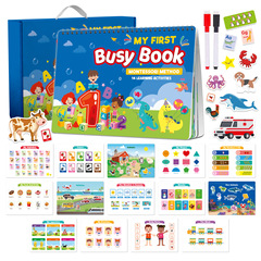 Cross-border children's busy book busy book preschool learning toy book Montessori early education enlightenment quiet book