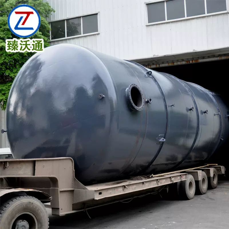 碳钢浓硫酸罐 卧式碳钢柴油罐工业盐酸储罐 钢衬塑地埋甲醇罐
