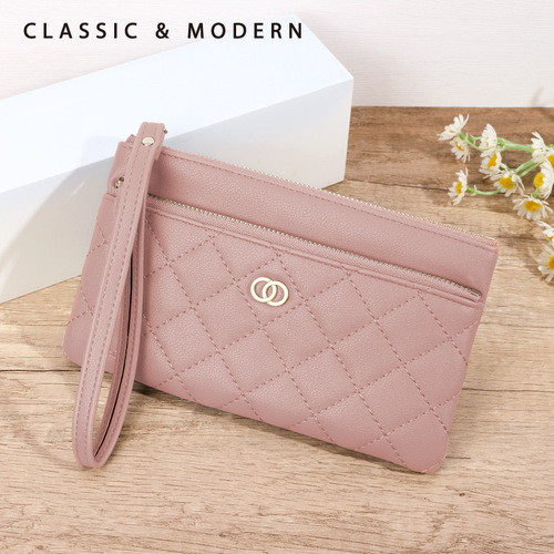 Tailian classic small fragrant style women's wallet fashionable and economical rhombus clutch wallet