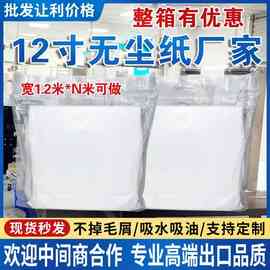 工业擦拭无尘纸12寸30*30CM吸水吸油无尘车间防静电除尘纸无纺布
