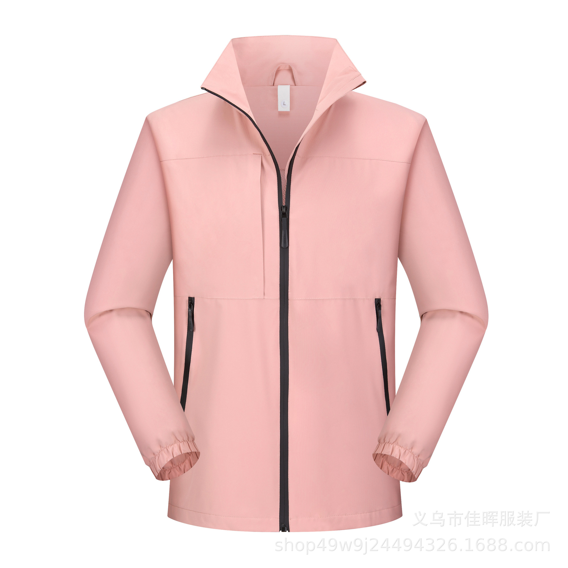 2024 nueva pareja transfronteriza moda juvenil vestir de asalto casual de negocios de cuello delgado chaqueta logotipo fijo