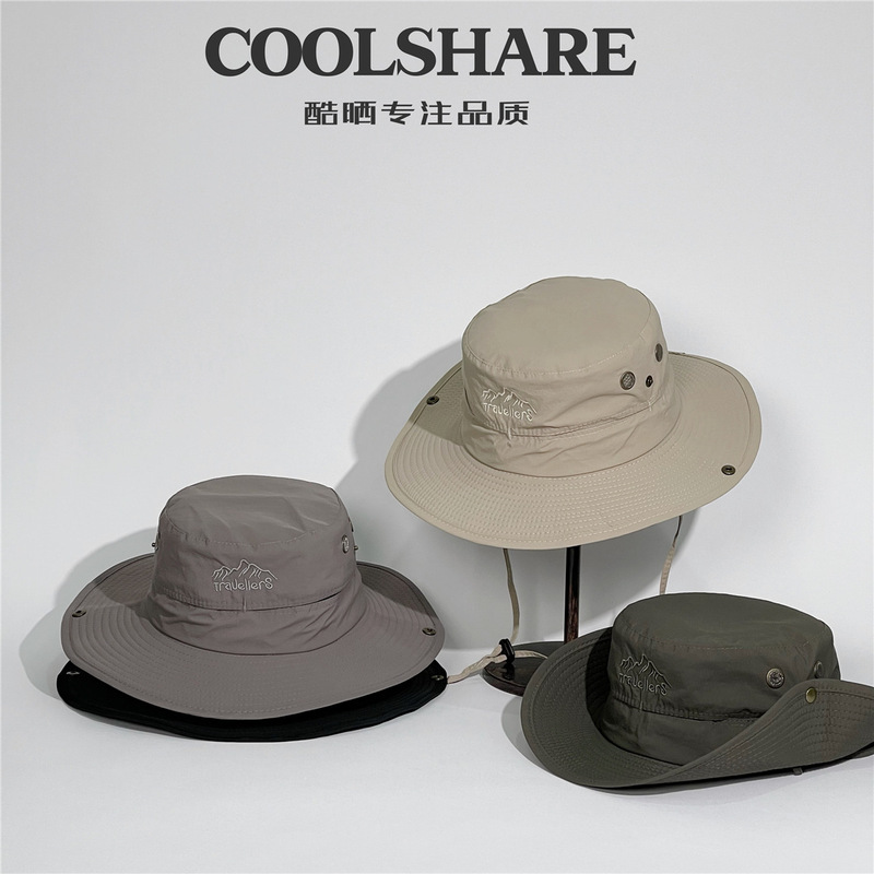 Camping outdoor fish hat safari hat quick drybucket hats|undefined