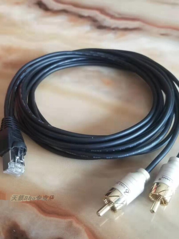B&O Audio Cable Beopalys8 Head Rj45 to Rca Beolab14 Core Playmaker