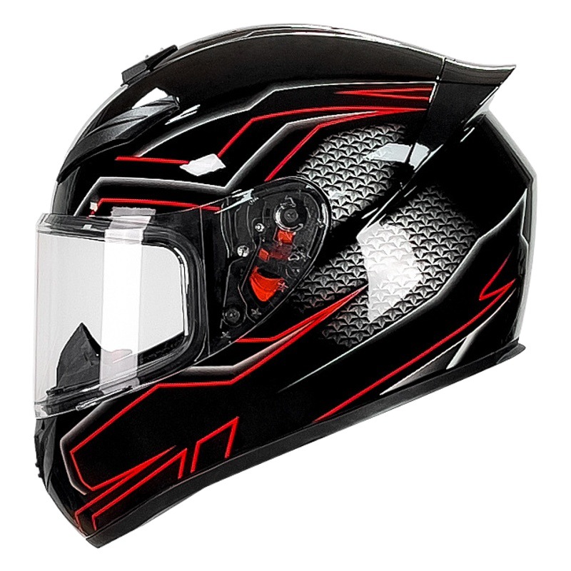 Ciclismo casco de la motocicleta unisex Four Seasons universal personalizada casco del coche Four Seasons Knight Bluetooth casco de la motocicleta
