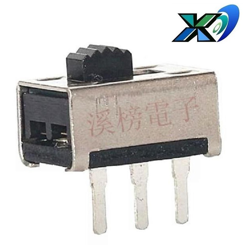 滑动开关两档单排3脚    两位拨动开关10*16MM    拨动开关3脚2档