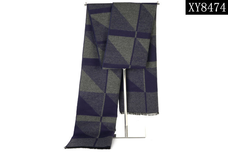 Winter neue männer schal schal warme lange ich mitation kaschmir plaid einfache männer_voghion.com