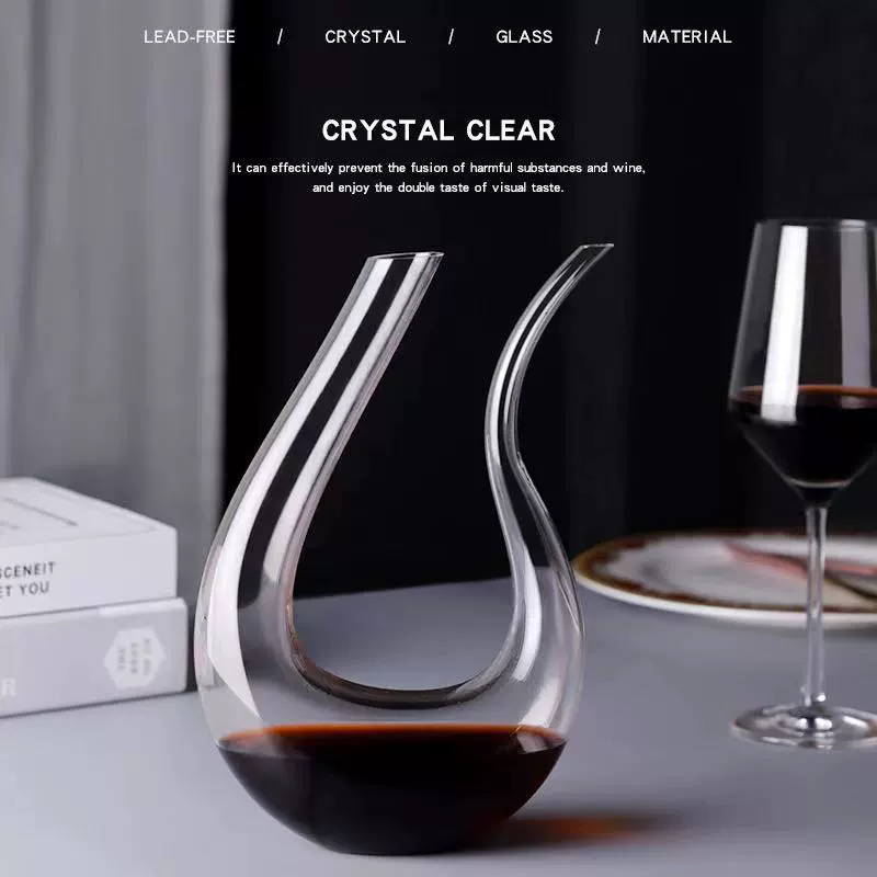 Набор бокалов для вина Crystal, бокал-переливник большого объема, кристально clear стекло, варианты 500–880 мл
