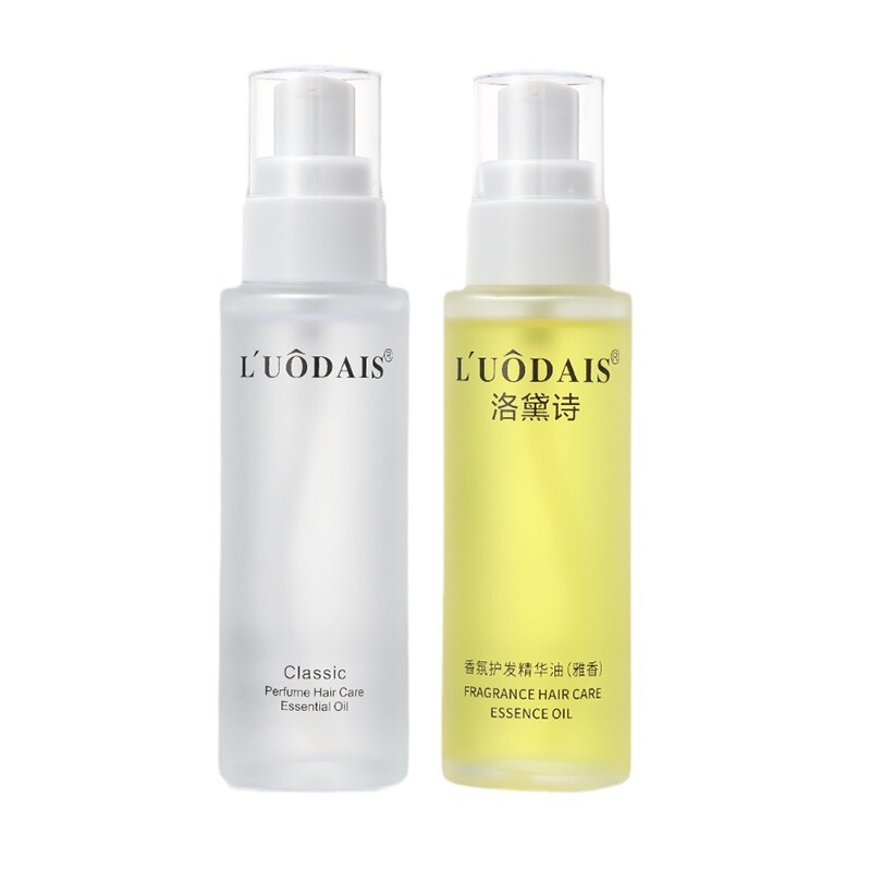 Luodai Shi 香水ヘアケア エッセンシャル オイルは、パーマ、染め、乾燥、縮れ、巻き毛、ストレートヘアを改善します。洗い流さないコンディショナー 正規品|undefined
