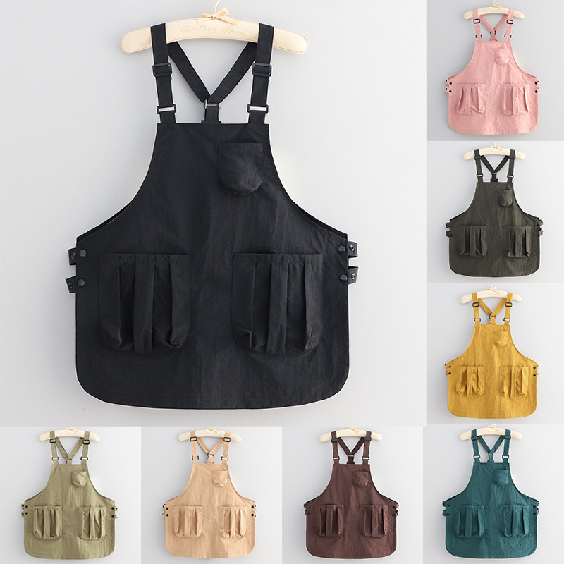 Double-Sided Apron, Water-Resistant, for Hairdressers, Painting, Catering, Milk Tea and Coffee Shops, Thin Style, Can Be Used as a Protective Cover, Workwear, Kitchen Double-Sided Apron, Water-Resistant, for Hairdressers, Painting, Catering, Milk Tea and Coffee Shops, Thin Style, Can Be Used as a Protective Cover, Workwear, Kitchen