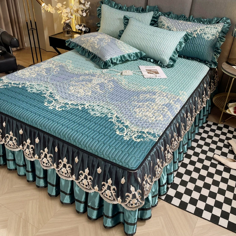 Матрац? Actually input: "Mat, set, silk removable bedspread, European style, 3 piece set"