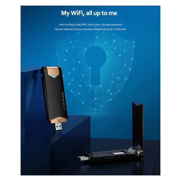 1 шт Цвет: изображение Цвет Материал: ABS 4G WiFi модем маршрутизатор 150Mbps Вентилятор