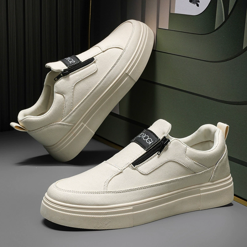 Холст мужская обувь 2024 новый летний нишевый дизайн повседневная обувь для студентов спорт черный тканевые туфли приливная обувь