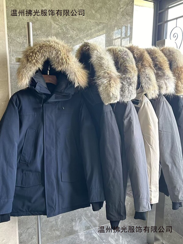 Cross-Border High-End Canada Goose down Jacket, 13 Styles, Same Model as Canada Goose, Langford Men's Thickened Mid-Length Outerwear