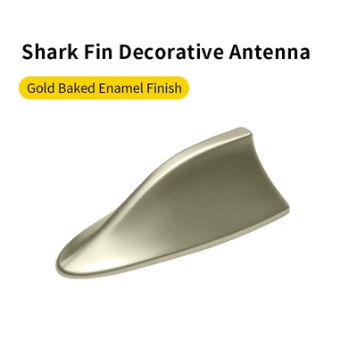 Fin Antenna with Signal Reception and: vehicle antenna - gold-spray-paint-box
