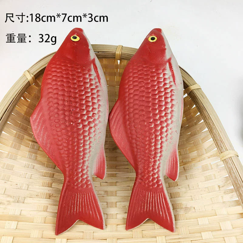 Реалистичная пластиковая мини-фигура carp, реквизит для фотографии, красно-черный, варианты оптовой продажи